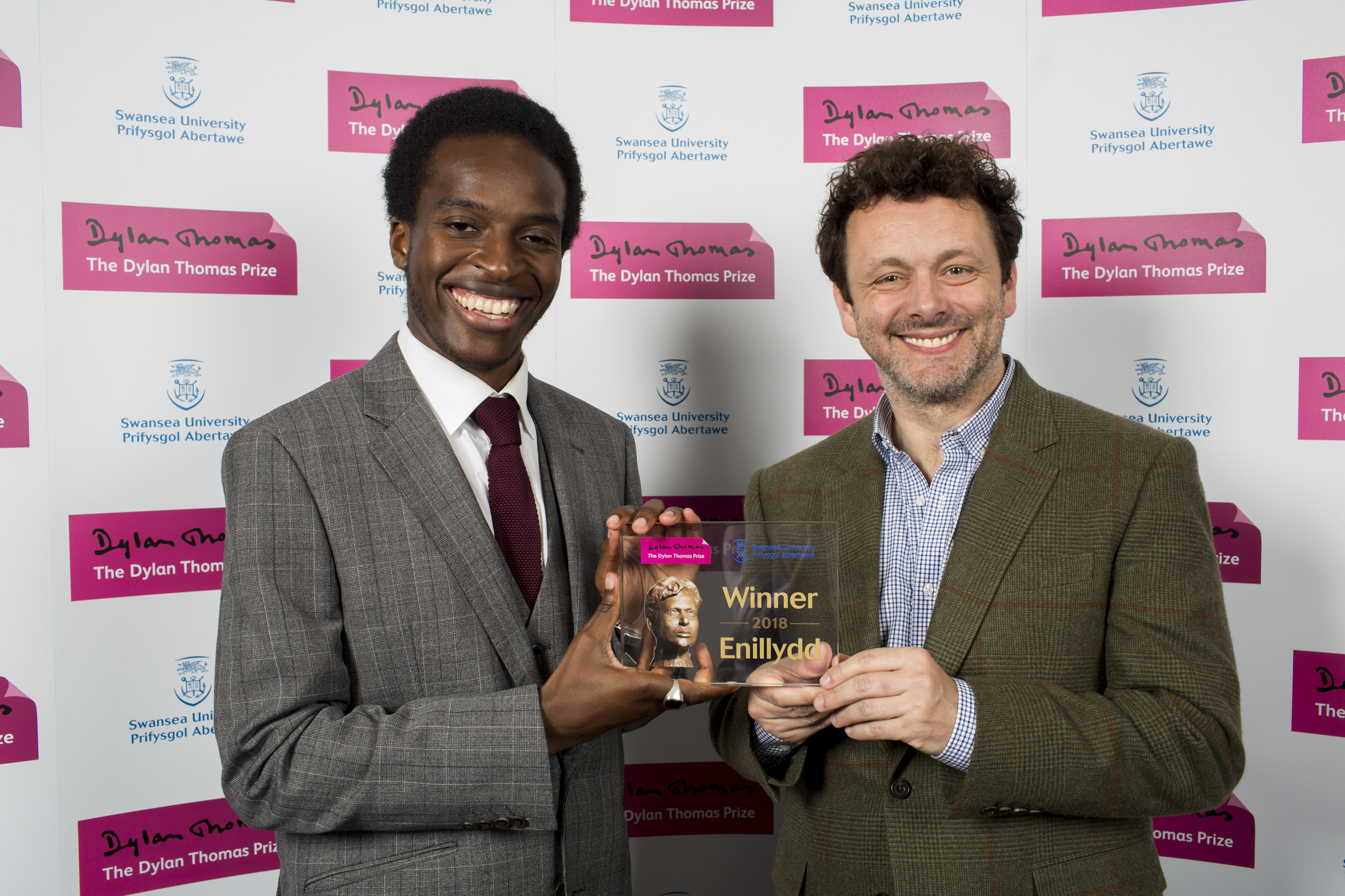 Kayo Chingonyi with Michael Sheen 